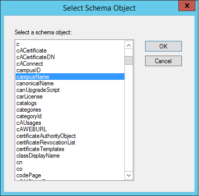 Select Schema Object