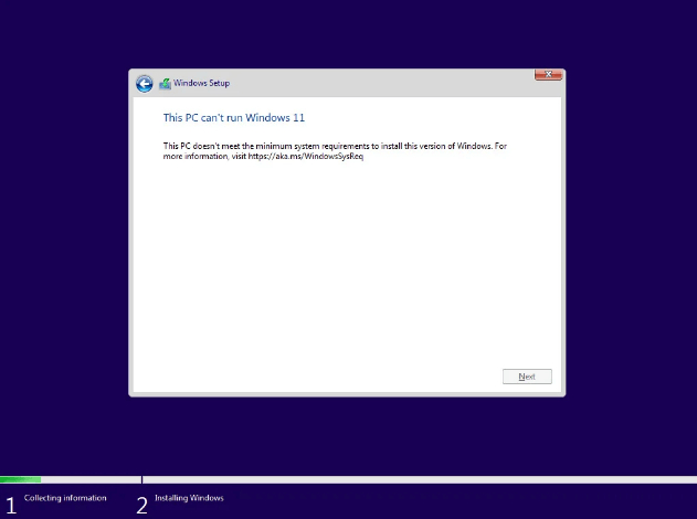 Windows 11 TPM Error