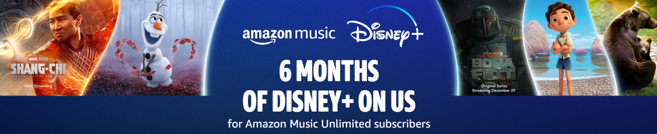 Amazon Music Disney Promo